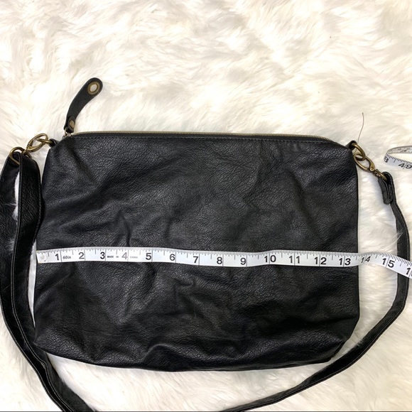 Desigual black crossbody leather purse - Picture 4 of 5